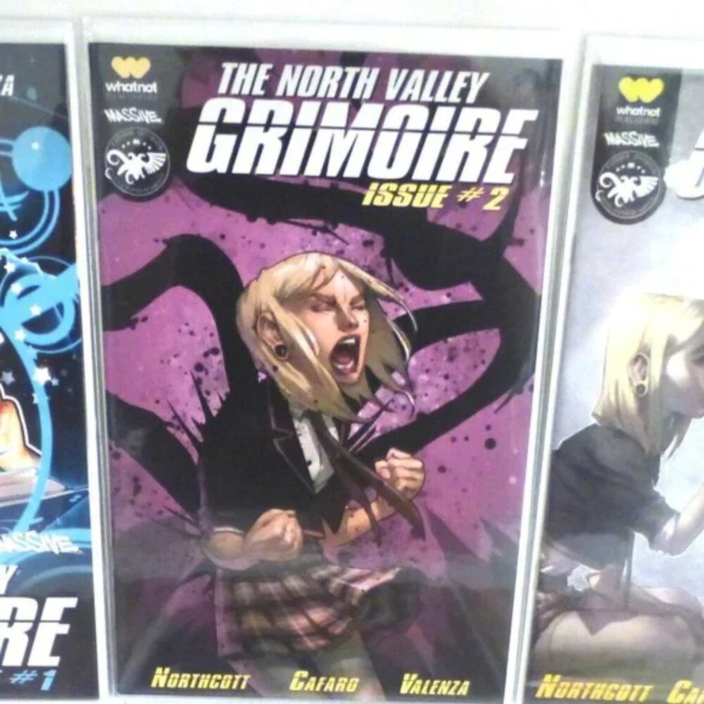 COM1 Lot of 3 The North Valley GRIMOIRE Comics #1-3 Grimoire Comic Book 1 2 3